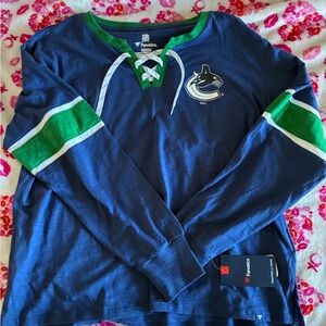 Fanatics Canucks Long Sleeve Top